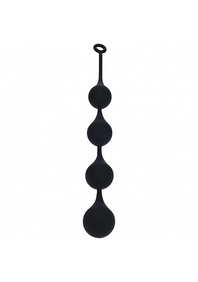 LEVELZ WATERDROP ANAL BALLS XXLARGE 60MM BLACK