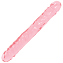 CRYSTAL JELLIES JR DOUBLE ENDED DILDO PINK