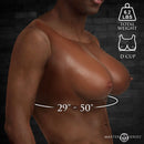 MASTER SERIES PERKY PAIR D CUP SILICONE BREASTS DARK