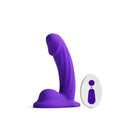 COLOURS CURVE VIBRATING 5" DILDO PURPLE