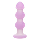 LAVENDER HAZE BEADED VIBRATING ANAL PROBE