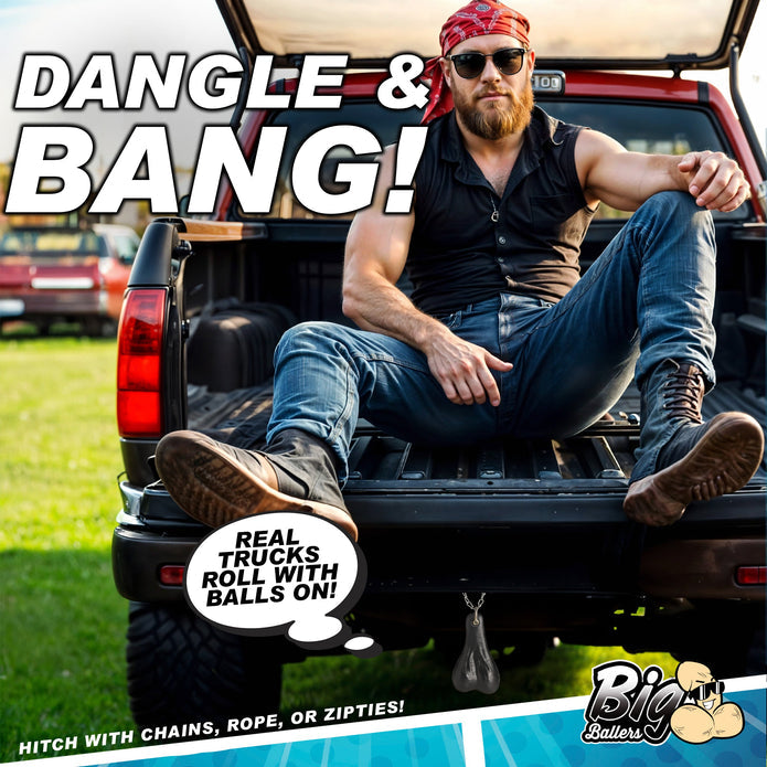 BIG BALLERS TRUCK NUTS BLACK