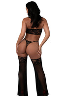 LOVE PLUNGE SET WITH CHAPS BLACK LARGE