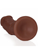 REALROCK 7" CURVED DILDO BROWN