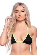 RETRO TOP BLACK LIME