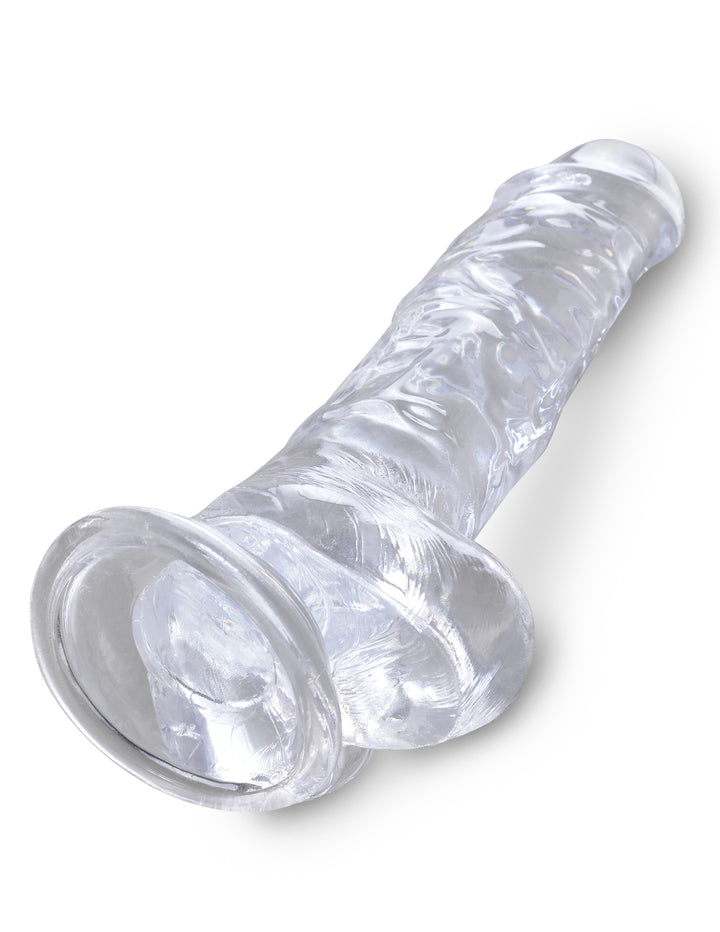 KING COCK CLEAR 8" DILDO