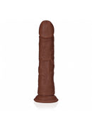 REALROCK 7" CURVED DILDO BROWN