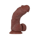 REAL SUPPLE POSEABLE GIRTHY DILDO 8.5" LIGHT
