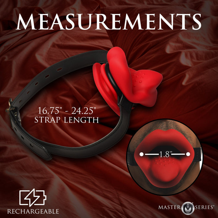 MASTER SERIES VIBRATING SISSY MOUTH GAG