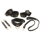 BEDROOM BLISS LOVERS RESTRAINT SET BLACK
