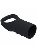 LEVELZ RING & RIBBED SLEEVE BLACK