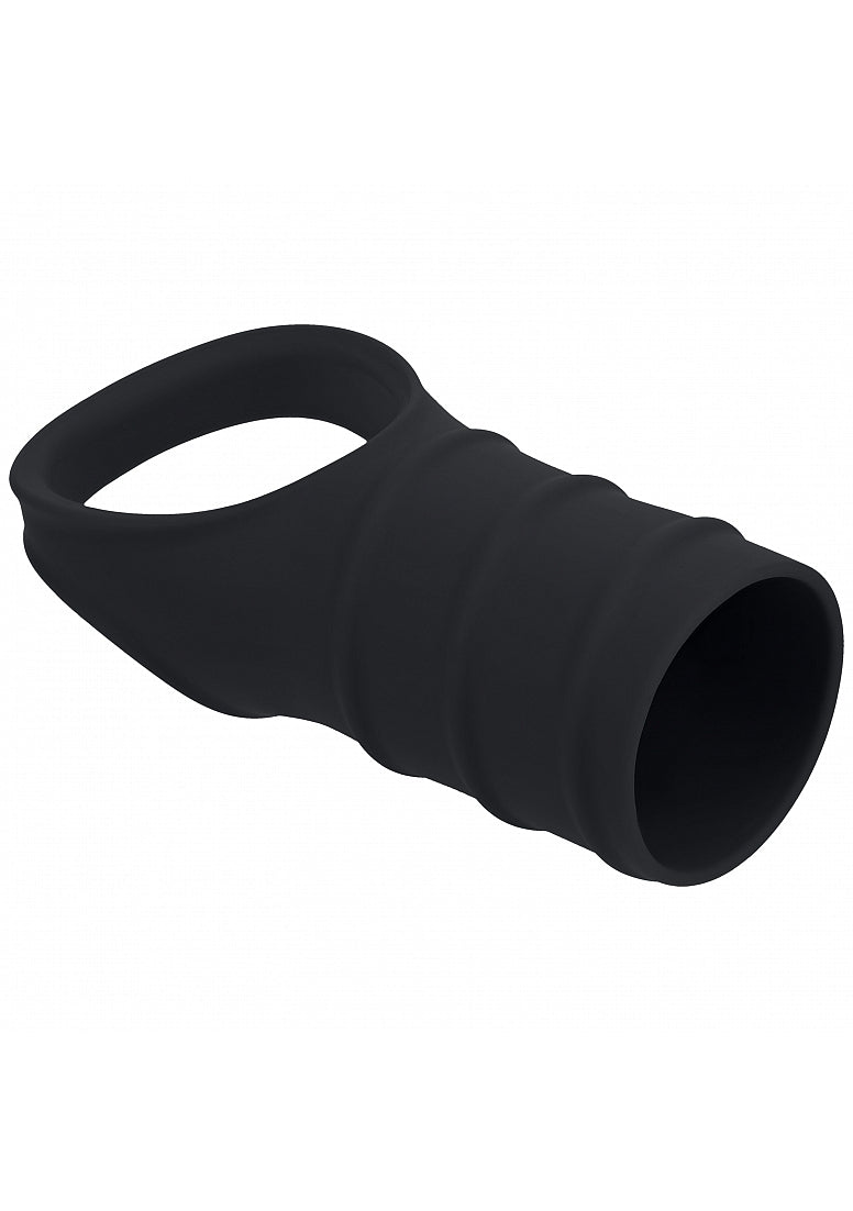 LEVELZ RING & RIBBED SLEEVE BLACK