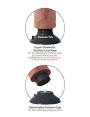 KING COCK 9" VIBRATING DILDO TAN