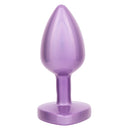 AMETHYST HEART ANAL PLUG PURPLE SMALL