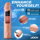 JOCK ENHANCER 1.5" REALISTIC VIBRATING PENIS EXTENSION LIGHT
