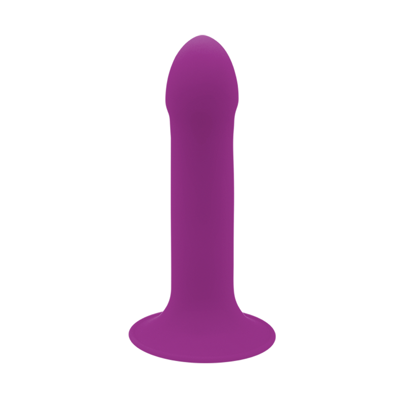 Adrian Lastic Model 6: purple silicone dildo with a smooth shaft, tapered head and suction cup base