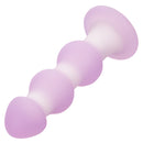LAVENDER HAZE BEADED VIBRATING ANAL PROBE
