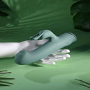 SATIN SWIRL RABBIT GREEN