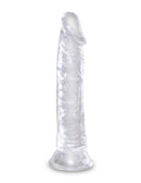 KING C*CK CLEAR 8" DILDO