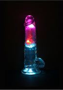 REALROCK LED VIBRATING 7" DILDO
