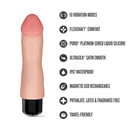 DR SKIN DR AVERY 7.5" VIBRATING DILDO