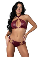 LUST JUNO BURGUNDY L/XL