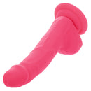 NEON STUDS 6" DILDO PINK