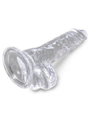 KING C*CK CLEAR 4" DILDO