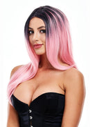 PLEASURE WIGS ELLE PINK & BLACK