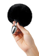 FURRY TAILS BLACK BUNNY TAIL PLUG
