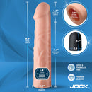 JOCK ENHANCER 1.5" REALISTIC VIBRATING PENIS EXTENSION LIGHT