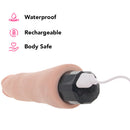 AU NATUREL VANILLA ICE VIBRATING 8.75" DILDO