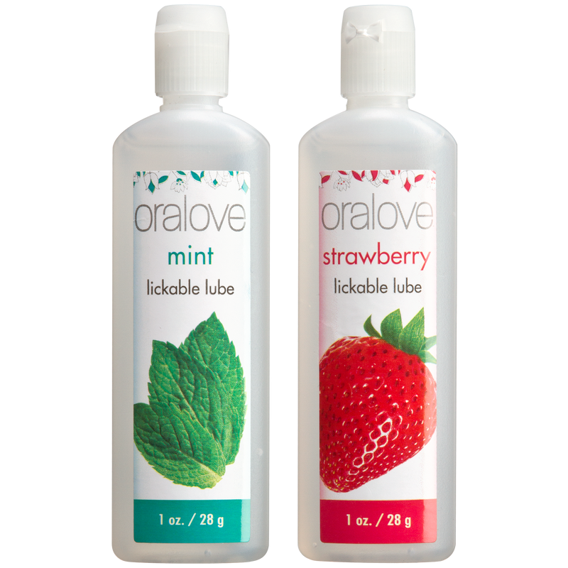 ORALOVE STRAWBERRY & MINT DUO 1OZ EACH
