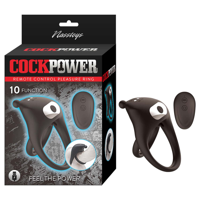 C**KPOWER REMOTE CONTROL PLEASURE RING BLACK