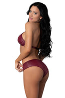 LUST JUNO BURGUNDY L/XL