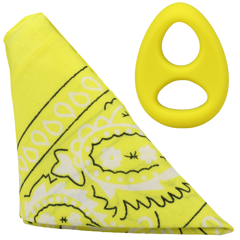 ROCK SOLID THE CODE RING WITH BANDANA YELLOW