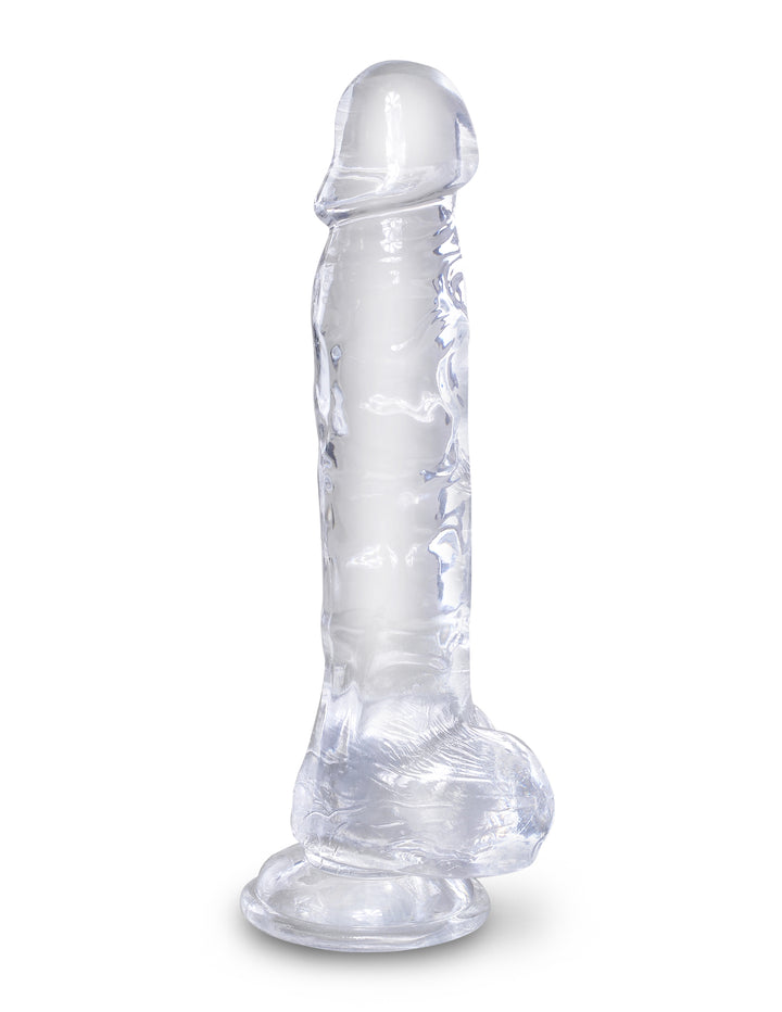 KING COCK CLEAR 8" DILDO