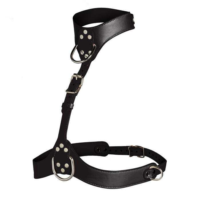 MASTER SERIES VIXEN CHEST HARNESS BLACK