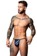 LIQUID ONYX G STRING BLUE O/S
