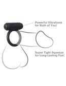 FANTASY WINGMAN VIBRATING RING BLACK