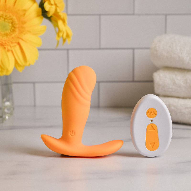 CREAMSICLE ORANGE PANTY VIBE WITH REMOTE