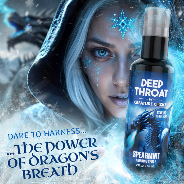 CREATURE COCKS DEEP THROAT NUMBING SPRAY 2OZ SPEARMINT