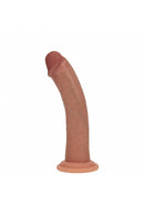 REALROCK CURVED 7" DILDO TAN
