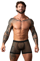 FISHNET SHORTS BLACK LARGE