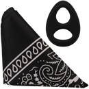 ROCK SOLID THE CODE RING WITH BANDANA BLACK