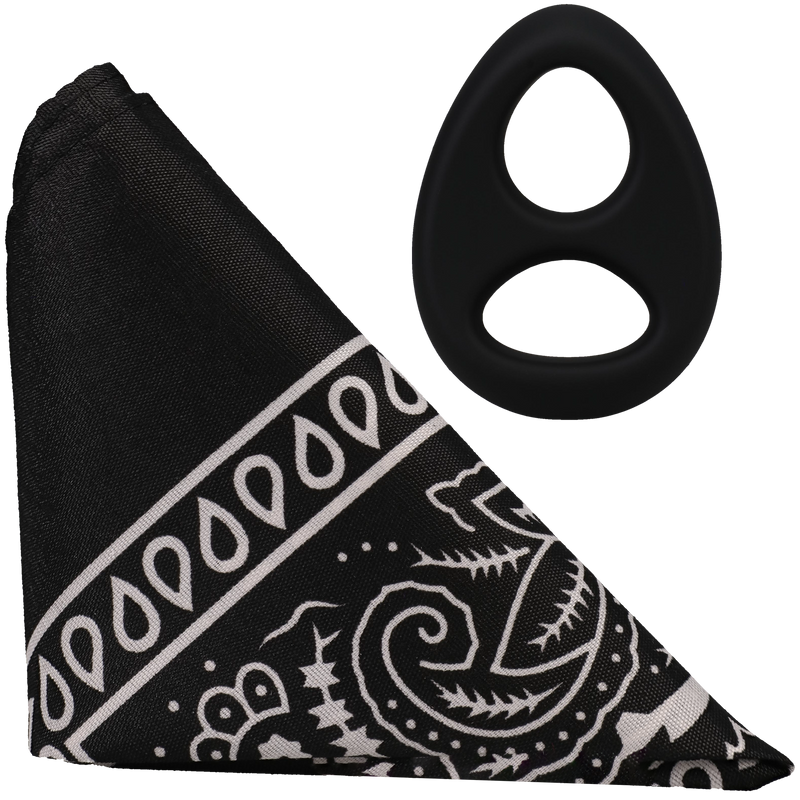 ROCK SOLID THE CODE RING WITH BANDANA BLACK