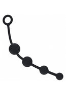 LEVELZ CURVED ANAL BEADS BLACK