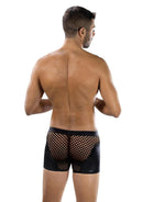 ENVY SHEER CONTRAST BOXER BREIFS BLACK O/S