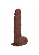 REALROCK ULTRA REALISTIC VIBRATING 7" DILDO BROWN