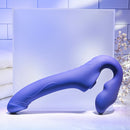 2 BECOME 1 PURPLE STRAPLESS STRAPON WITH REMOTE